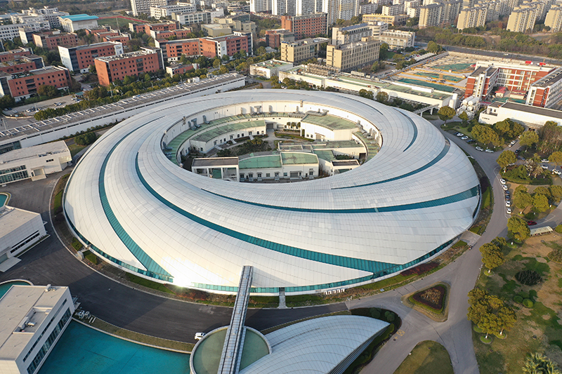 2019年3月12日，航拍上海光源項(xiàng)目。